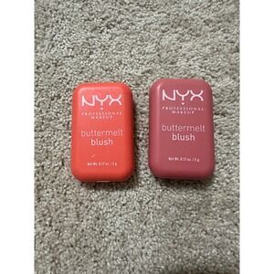 NYX Professional Makeup Buttermelt Blush Duo Set - Coral &‎ Pink